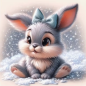 Preview: Diamond Painting Hasen Baby